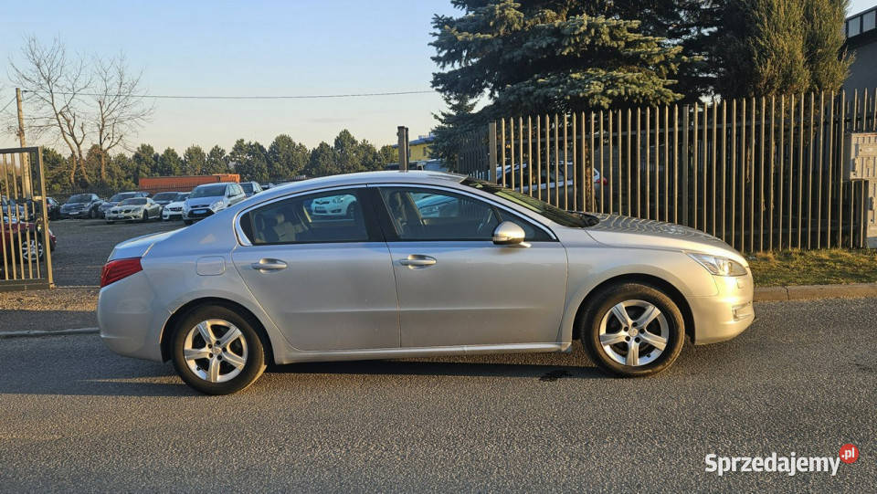 Peugeot 508 Peugeot 508 srebrny sedan na raty Kraków