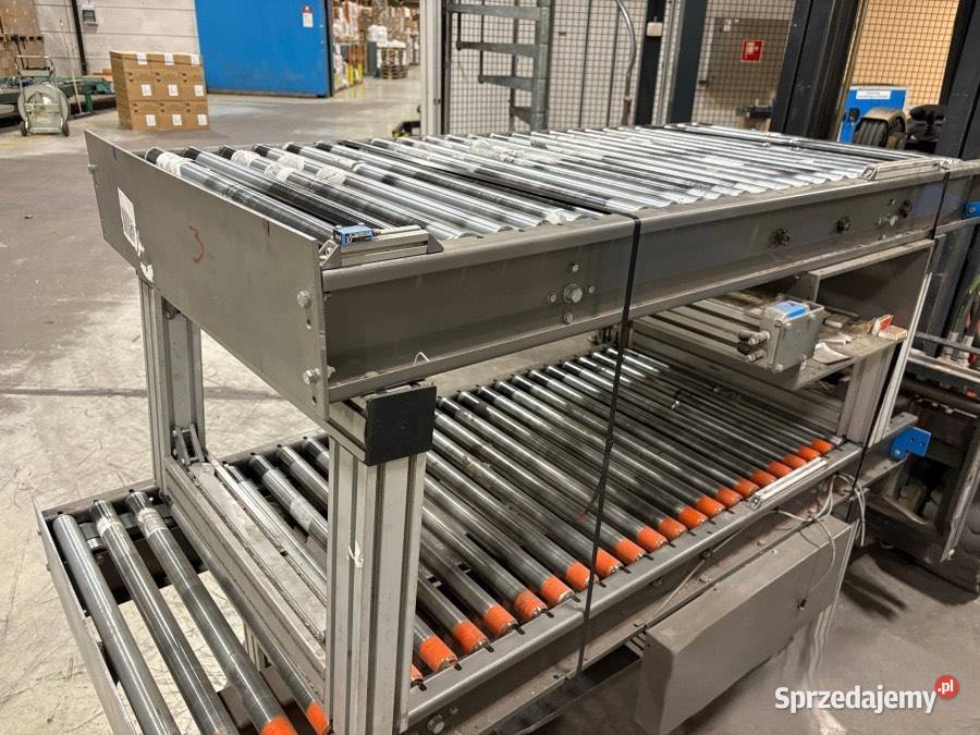 Przenośnik rolkowy solidny sprawny do linii Podskarbice Szlacheckie