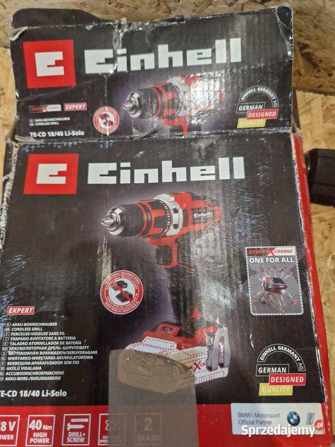 Wiertarkowkrętarka Einhell TECD 1840 Li Solo Głogowa