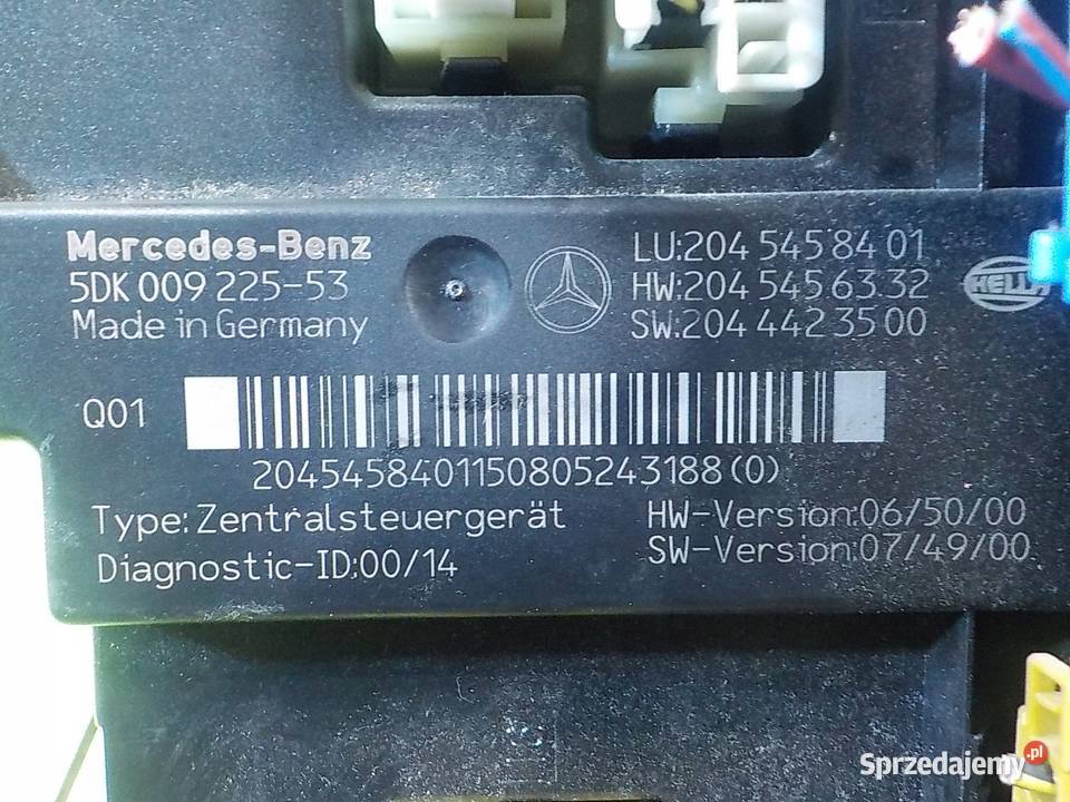 MERCEDES C W204 22 CDI AUT 09r KOMBI modul