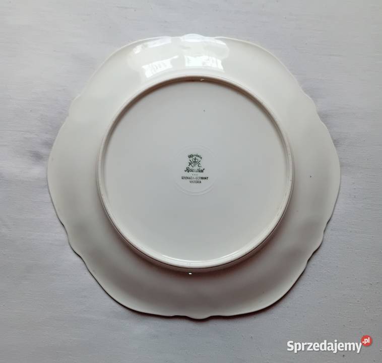 Talerzyk deserowy Rosenthal Viktoria sygnatura z Porcelana i szkło Koźminek