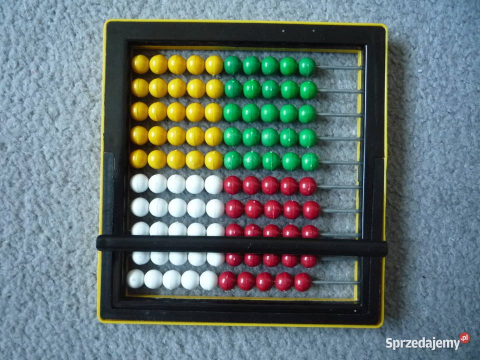 Liczydło plastikowe dzieci Zabawka edukacyjna Szczecin sprzedam