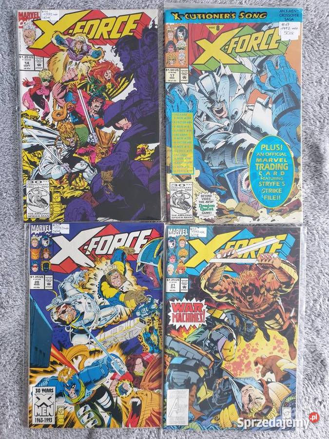 XForce kolekcja 32 oryginalnych komiksów Marvel Gdynia