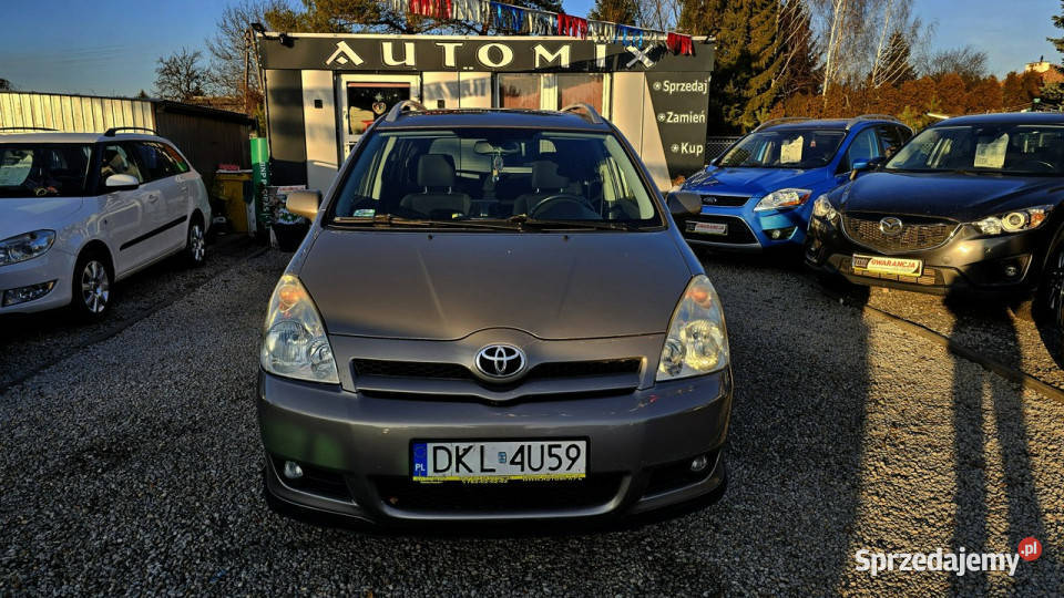 Toyota Corolla Verso 18 benzynalpg Zadbany ESP Corolla Verso Świdnica