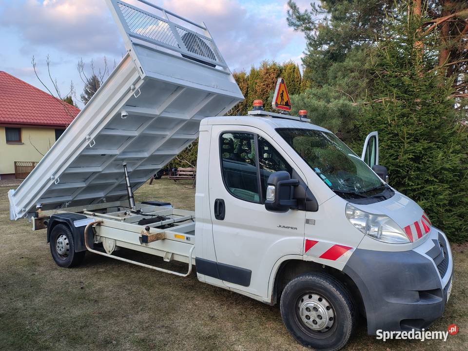 Citroen Jumper kiper wywrotka 3stronny 390m 2007 nieuszkodzony Samochody dostawcze Sandomierz