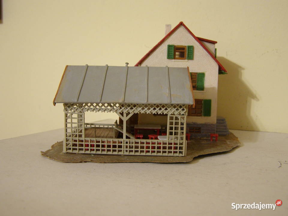 Domek na makietę 39 kolejka skala H0 łódzkie Łódź