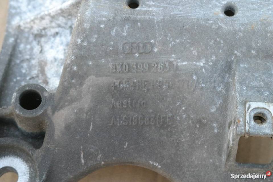 AUDI A4 A5 Q5 WSPORNIK ŁAPA SKRZYNI BIEGÓW 8K0 Bieleń