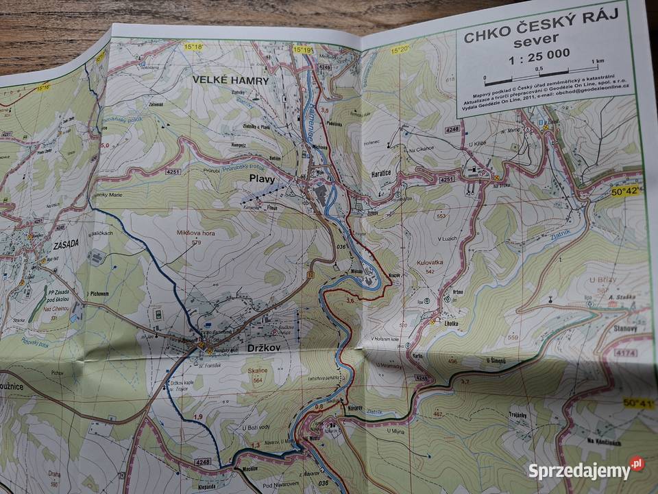 CHKO Cesky Ray 1 25 000 mapa cykloturisticka Kraków