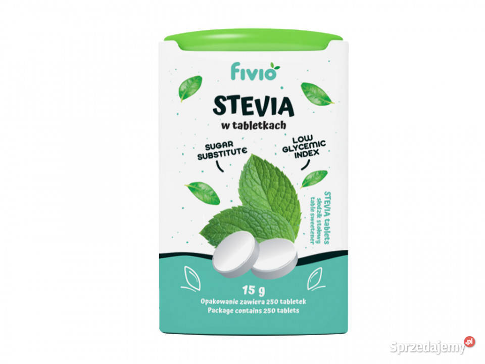 Stevia tabletki 250 tabletek fivio Brzozów