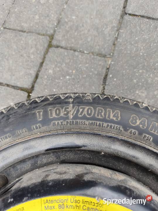 Koło dojazdowe 10570 r14 4x100 Wadowice