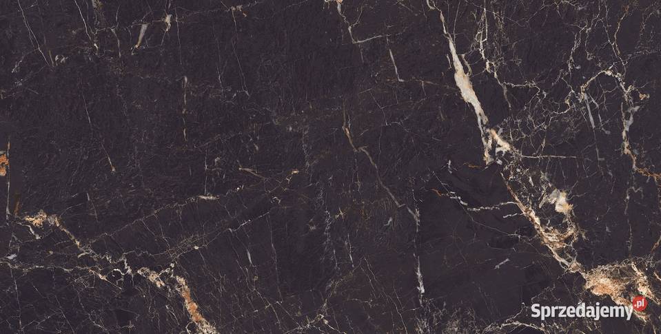 Gres szkliwiony Georgia Black High Glossy 60 Dom i Ogród