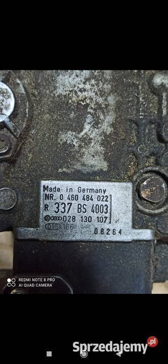 Pompa wtryskowa AudiVW 19 DTD Chełm