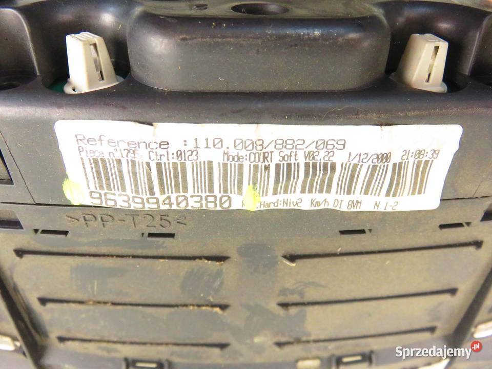 LICZNIK PEUGEOT 406 20 HDI 9639940380 sprzedam