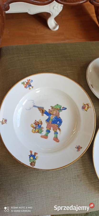 Komplet śniadaniowy dziecka z postaciami z bajek Gdańsk