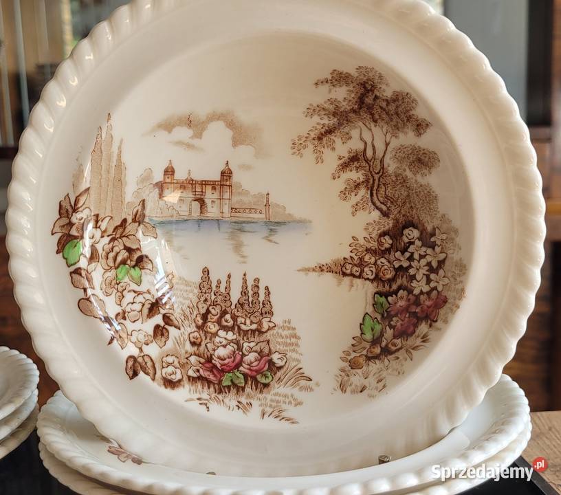 Angielska kostna porcelana Johnson Bros cru małopolskie Kraków