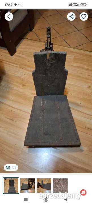 Waga starą towarową 1881rsprawna Antyki, Sztuka, Kolekcje Kłodzko