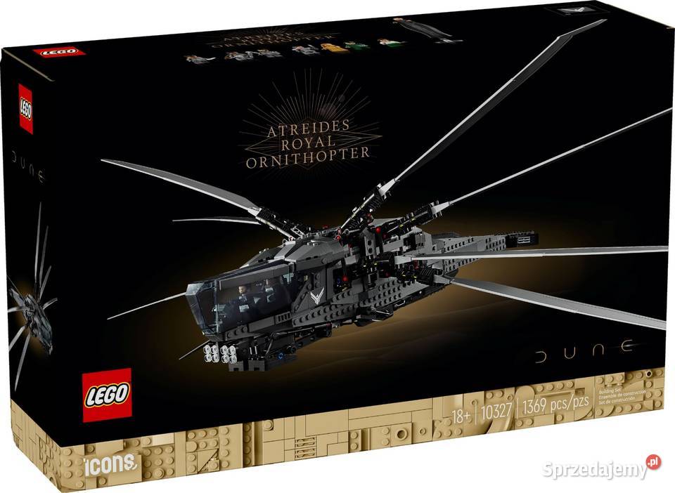klocki LEGO Icons 10327 Diuna Atreides Royal Gorzów Wielkopolski