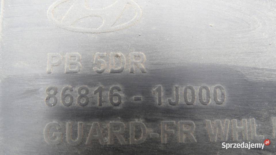 HYUNDAI I20 I 09r nadkole prawe przód 868161J000