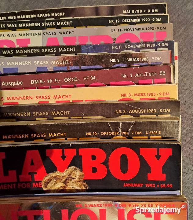 Playboy Lata 90 Wydanie Niemieckie 11 Kolekcja