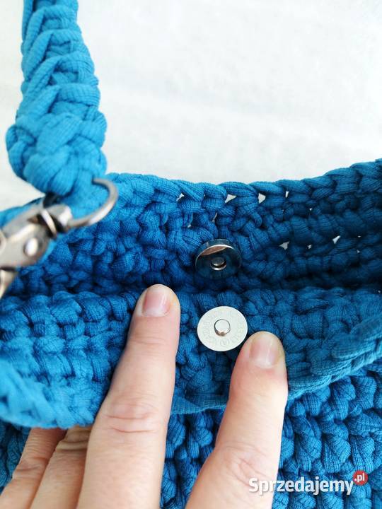 Torba crochet na ramię Baguette ręcznie robiona sprzedam
