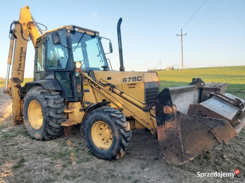 Koparko Ładowarka Ford 675D Holland Koła Jabłonowo Pomorskie