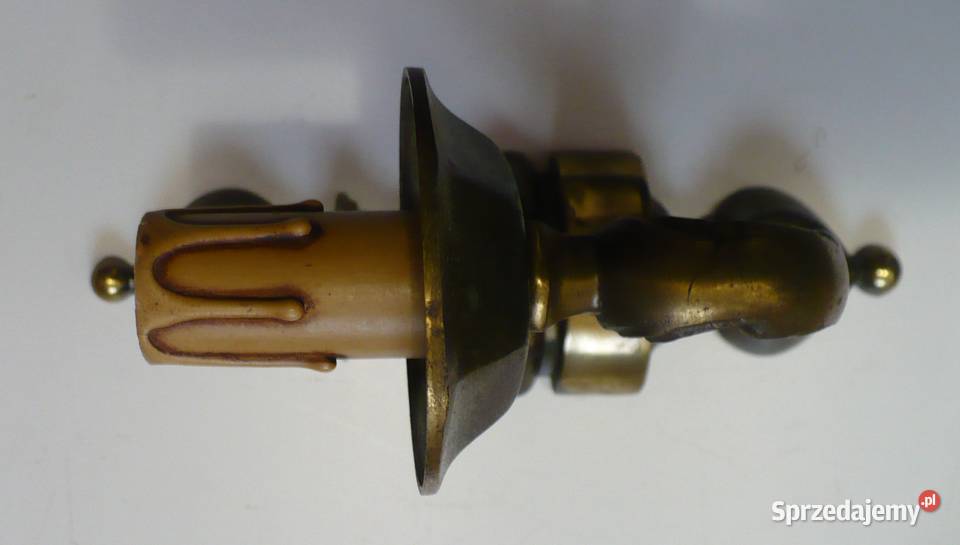 Kinkiet mosiężny jednoramienny podlaskie Białystok