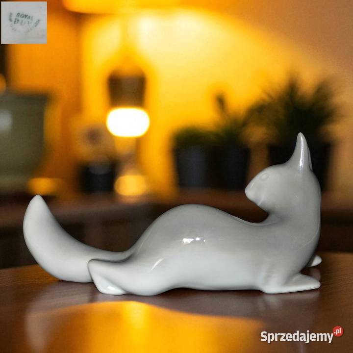 Wiewiórka szara Royal Dux Bohemia lata 60te Warszawa sprzedam