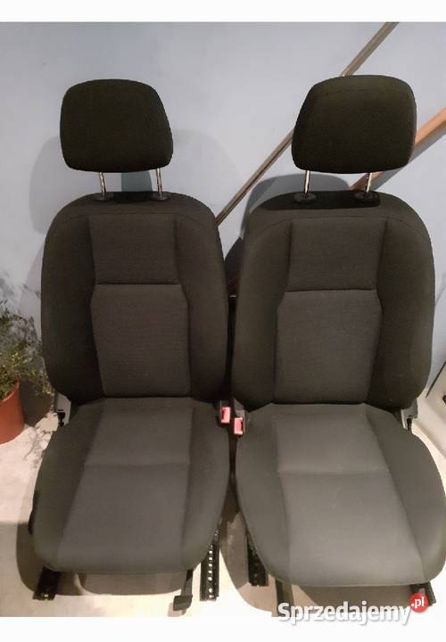 Fotele tył Mercedes W 204 czarny antracyt Rąty