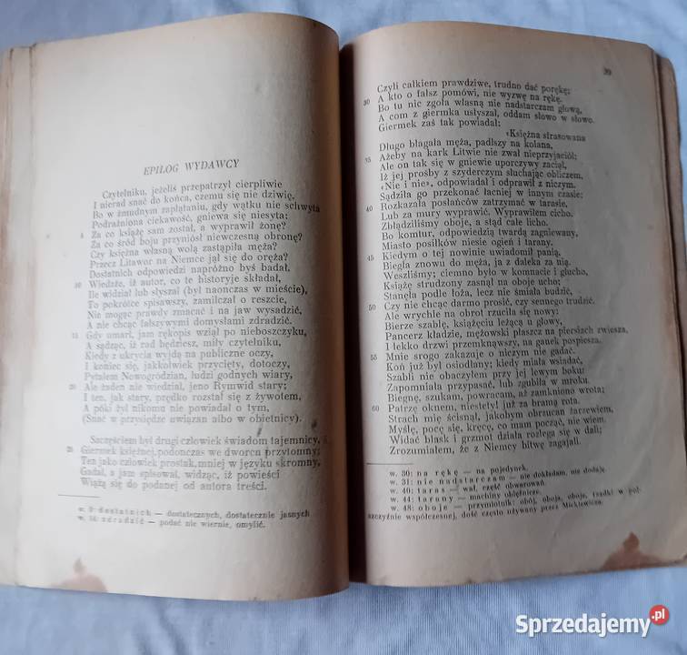Adam Mickiewicz Grażyna Powieść litewska Wyd wielkopolskie Koźminek