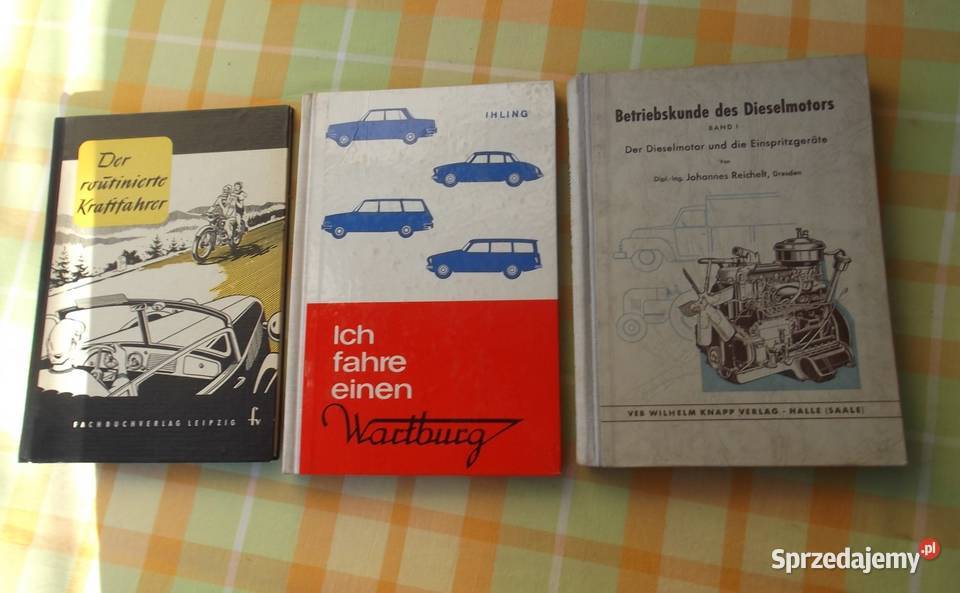 Stare Książki Wartburg twarda Cieszyn