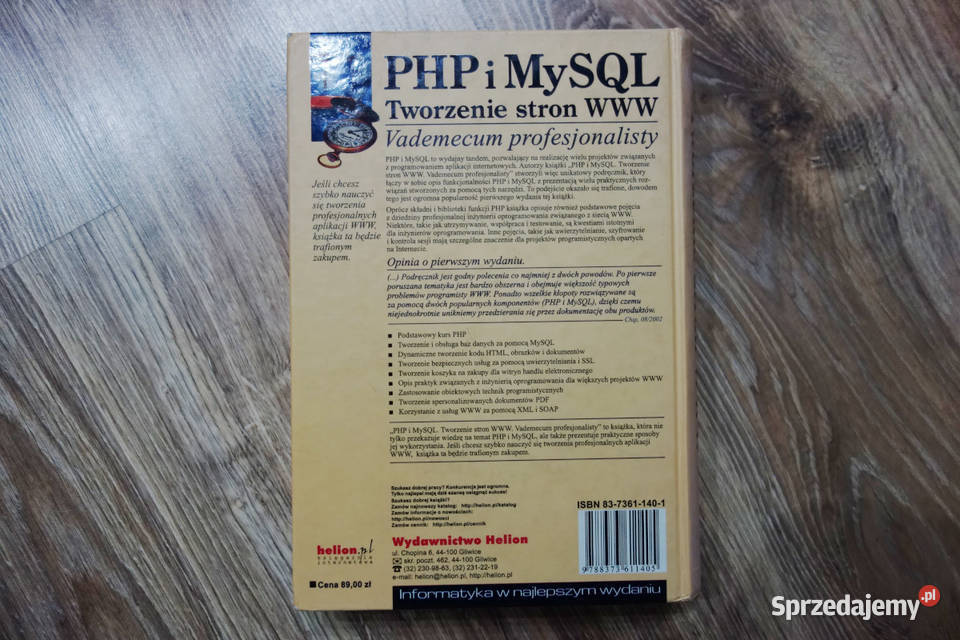 Książka PHP i MySQL tworzenie stron WWW Wydanie Łodygowice sprzedam
