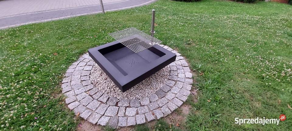 Palenisko ogrodowe 85x85 wykonane z grubych Świerklany