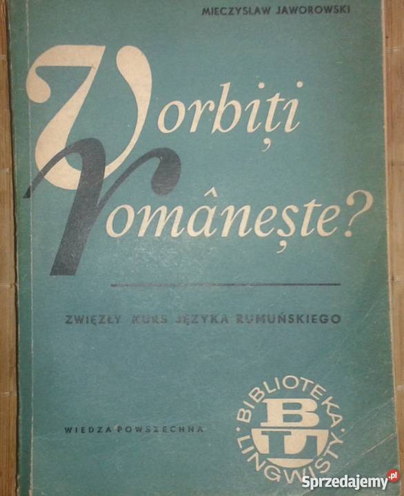 ZWIĘZŁY KURS JĘZYKA RUMUŃSKIEGO JAWOROWSKI M kursy warmińsko-mazurskie Elbląg sprzedam