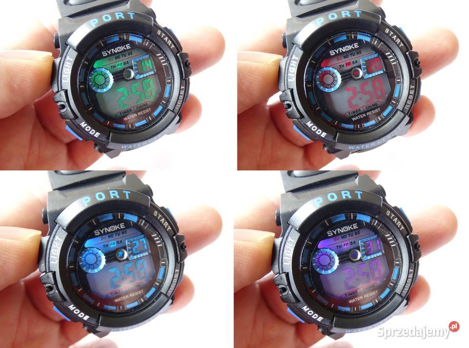 Sportowy zegarek elektroniczny dziecka chłopca na rękę Gorzów Wielkopolski