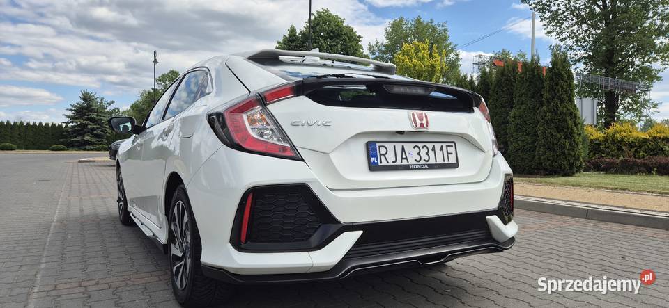 HONDA CIVIC X 10 TURBO 2017r STAN IDEALNY BIAŁA Jarosław
