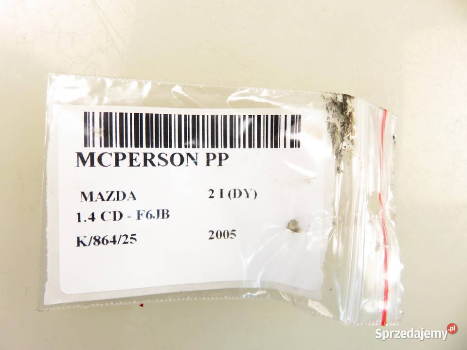 MCPERSON PRAWY PRZEDNI MAZDA 2 I 14 CD osobowe