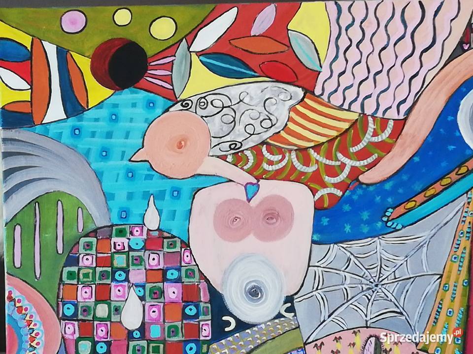 Duża abstrakcja 75 na 115 Eden Szczecin