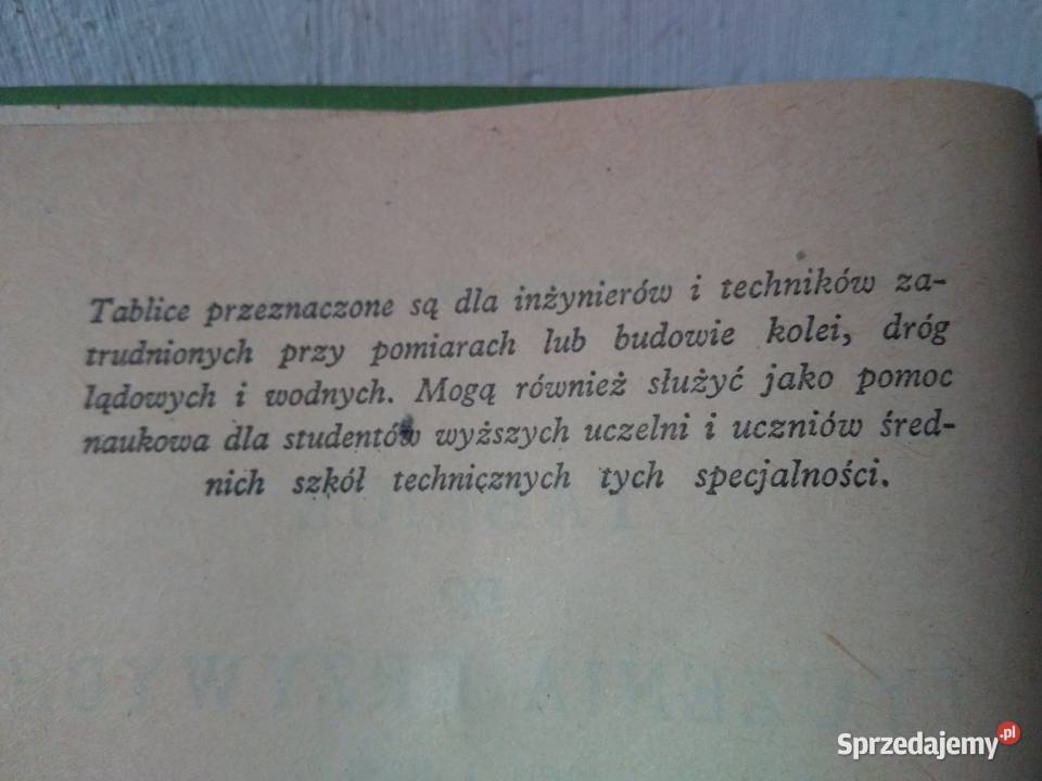 Tablice do tyczenia krzywych 2 tomy Klotoida