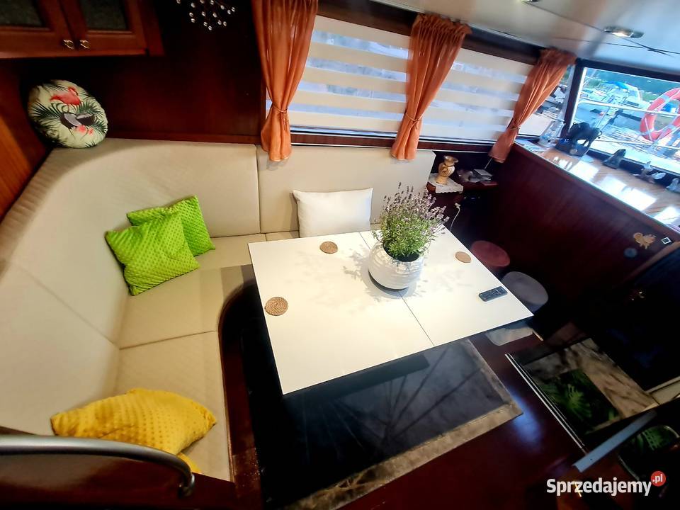 Uwaga dom na wodzie łódź motorowa hauseboat 2 Mikołajki