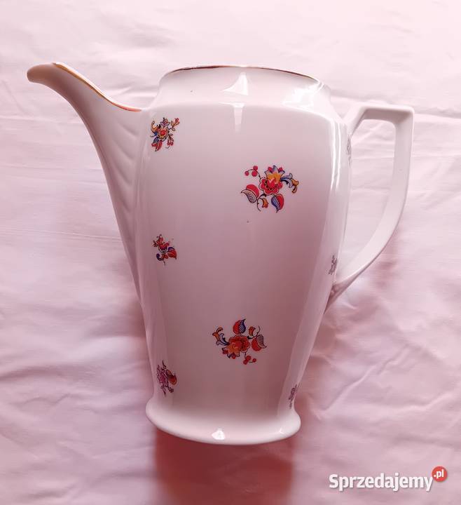 Dzbanek art deco Giesche ręcznie malowany sprzedam