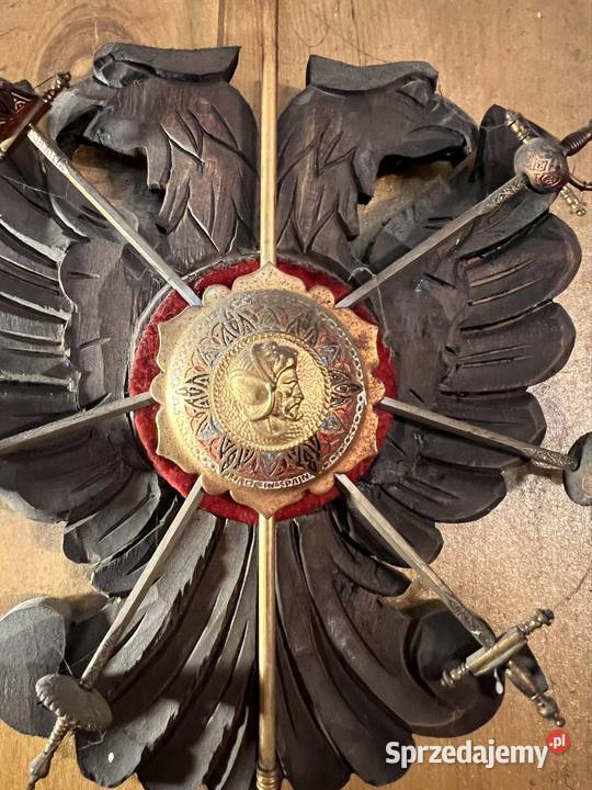 Zestaw wykałaczek Toledo Vintage Sword Mosiężne śląskie Bytom