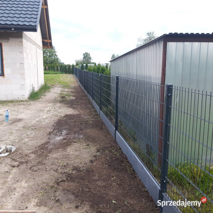 Montaz ogrodzen panelowe z materialami lubelskie Janów Lubelski