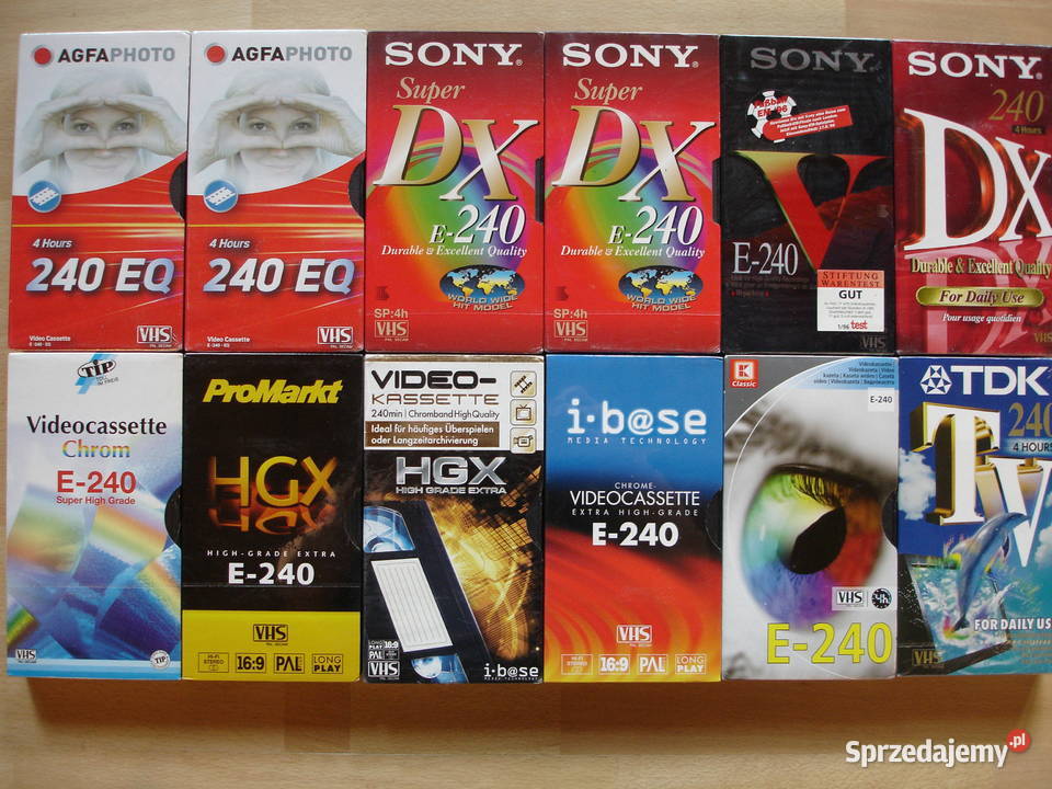 Kasety Video VHSnowe Zielona Góra