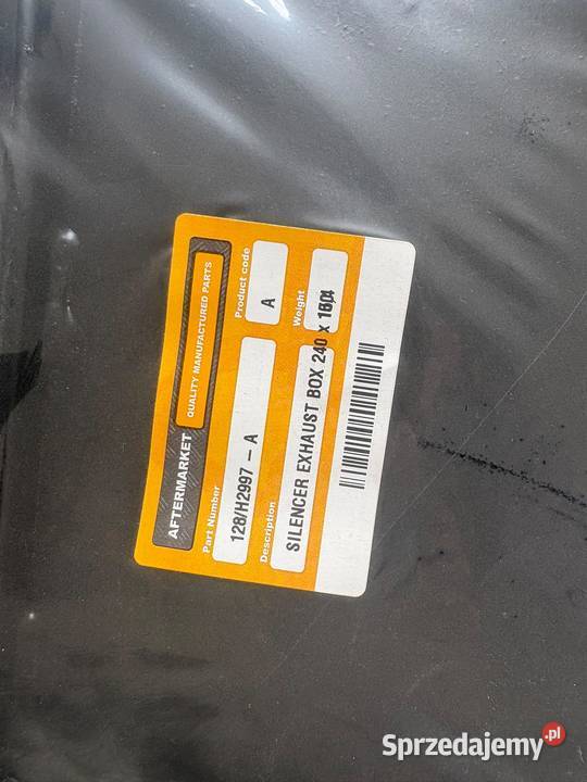 Tłumik Koparkoładowarki JCB 3CX 4CX małopolskie