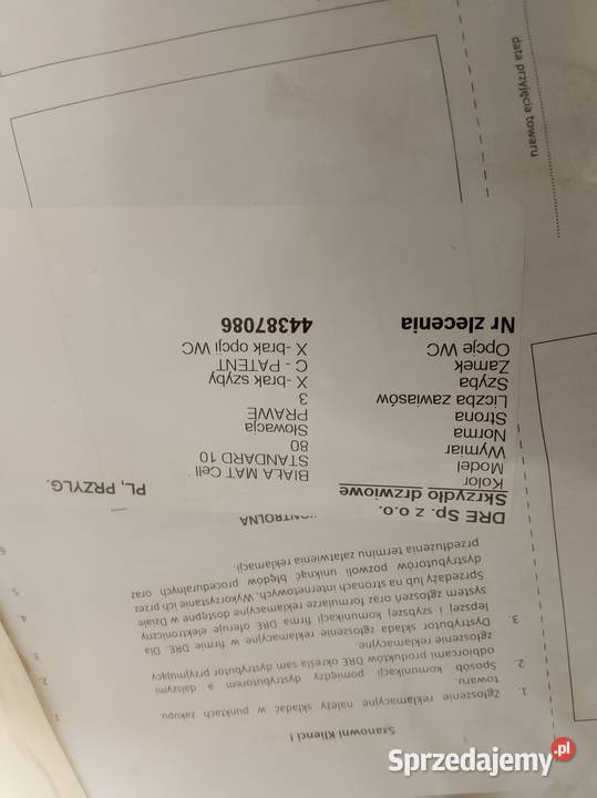 Drzwi DRE z ościeżnica Bieliny