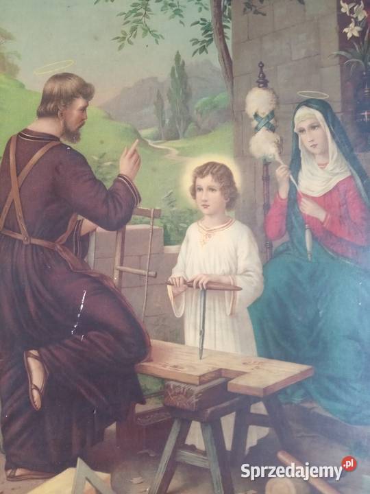 Święty obraz oleodruk małopolskie Gdów sprzedam