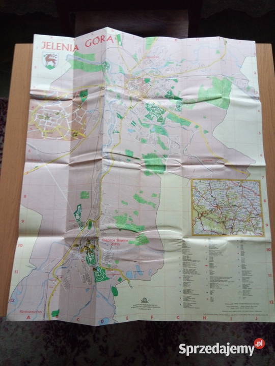 Plan miasta Jelenia Góra 1977r Dąbrowa Górnicza