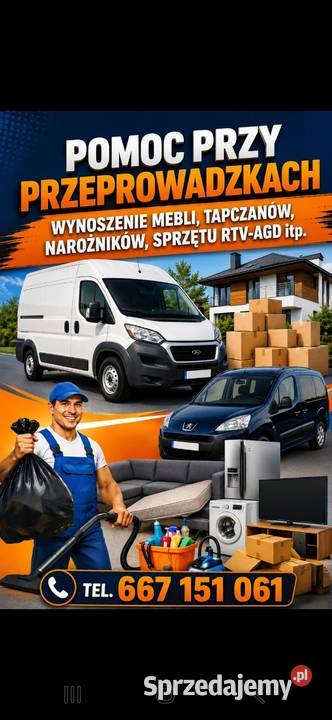 Przeprowadzki do 35 tony Pomoc Garbatka-Letnisko