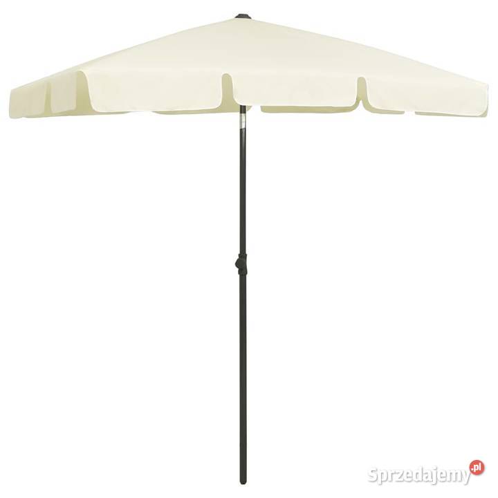 vidaXL Parasol plażowy piaskowy żółty 180x120 Parasole ogrodowe Warszawa
