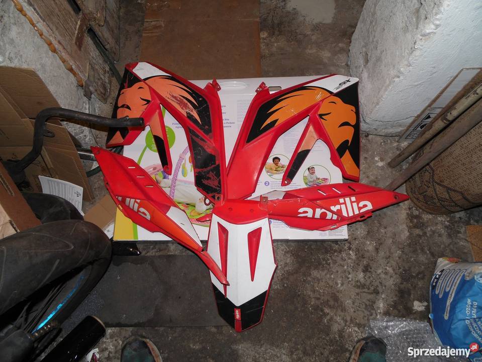 Aprilia sx rx 50 czesci owiewki plastiki senda Rybarzowice